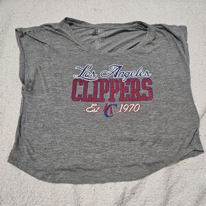 NBA Gray Los Angeles Clippers Women's Top